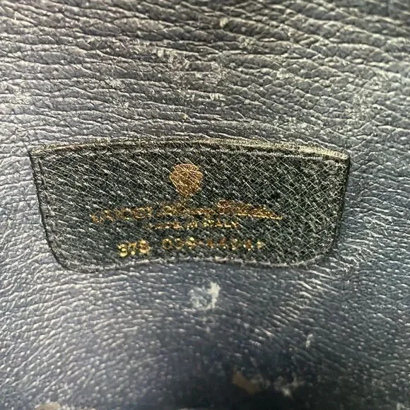 Gucci Small Vintage Blue Logo Clutch - Picture 8 of 9